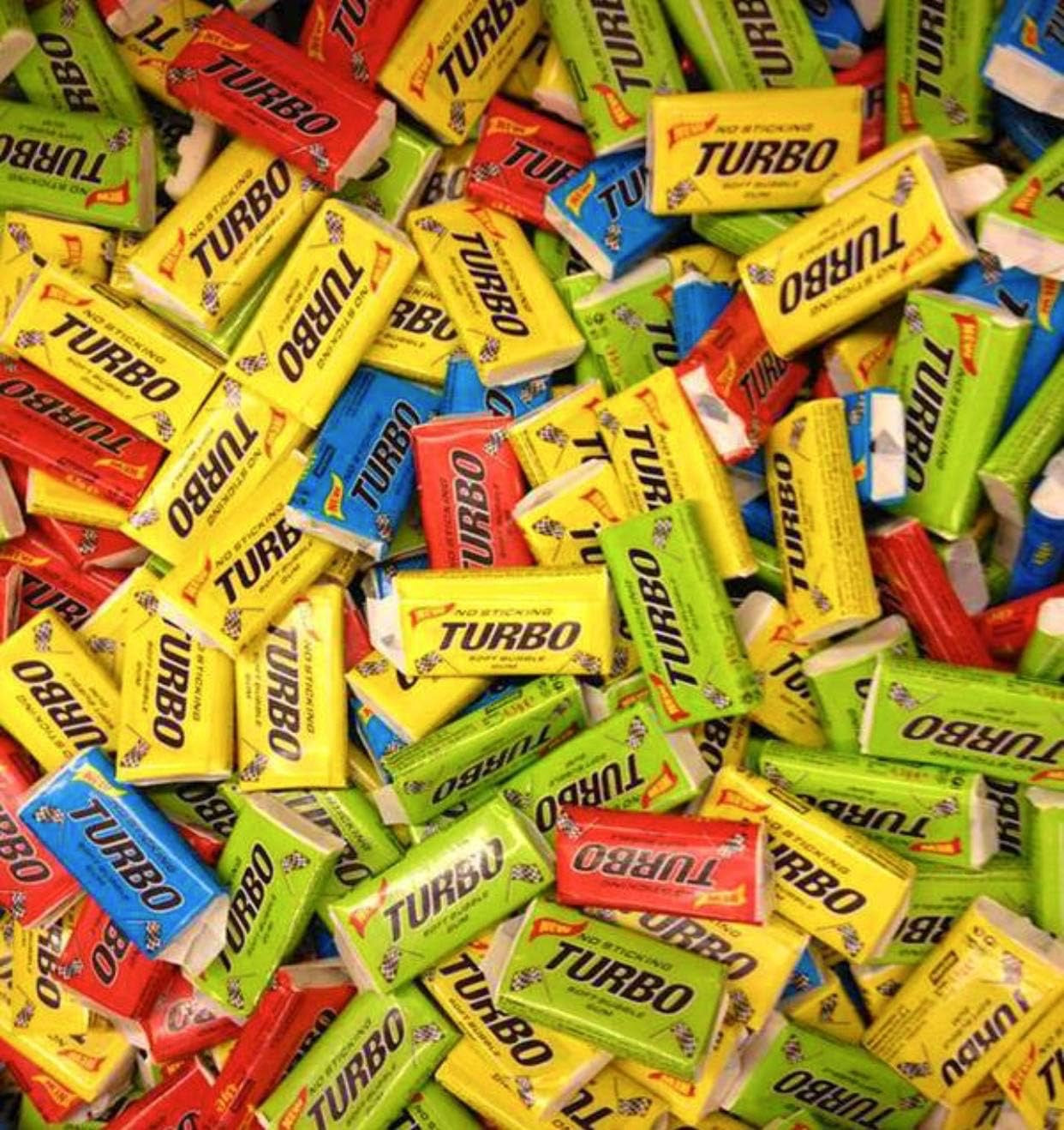 Turbo Roll Soft Bubble Gum – Classic Retro Chewing Gum